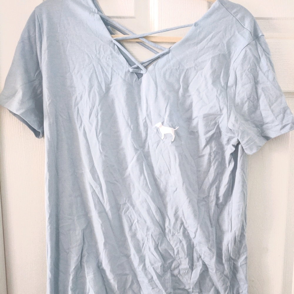 2/$35 Victoria's secret Pink strappy tshirt